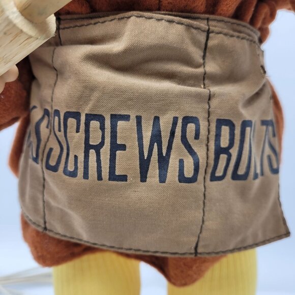 VTG 1990 Telco 21" Christmas Animated Motion-ettes Toy Maker Hammer Elf WORKS! - Picture 8 of 14